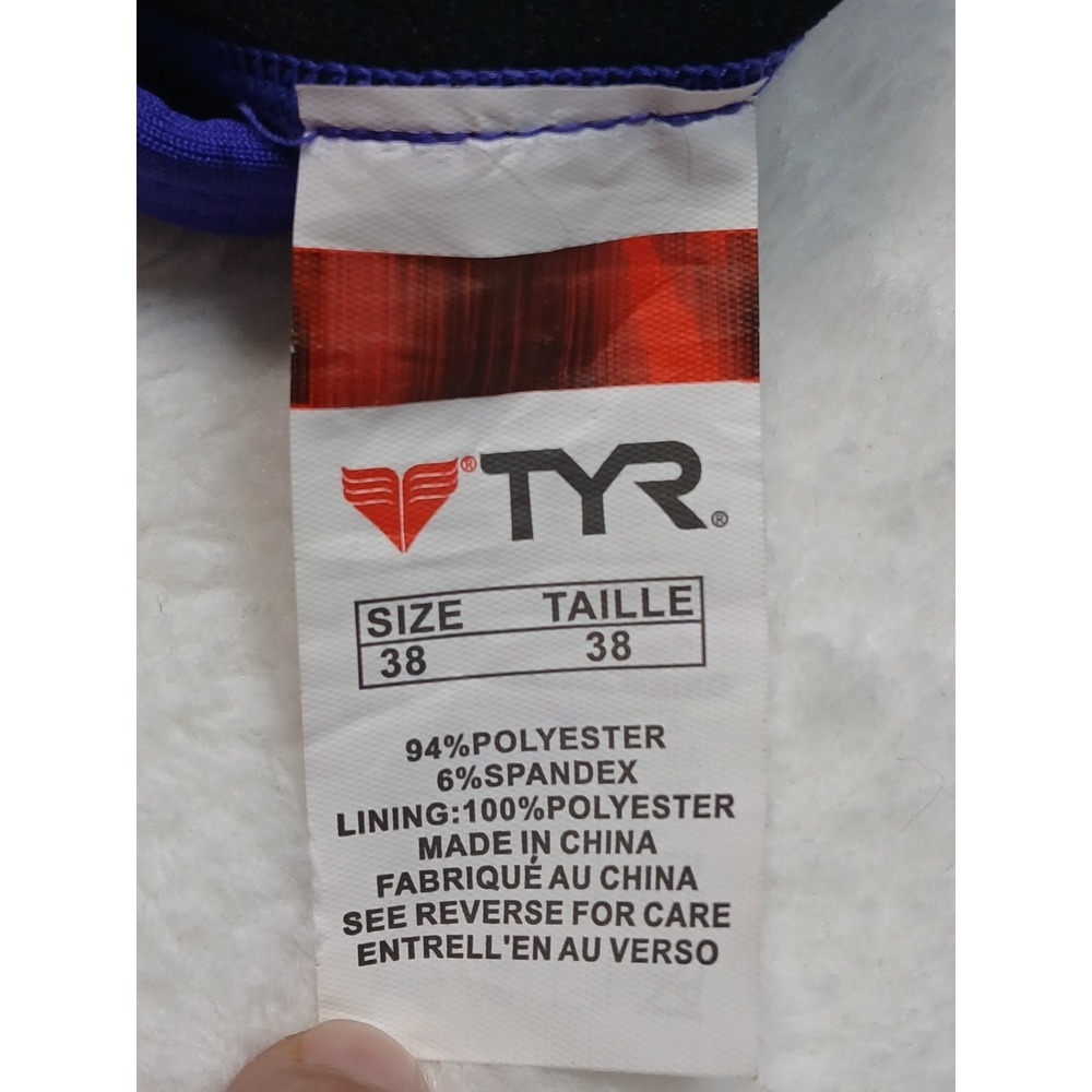 TYR Royal Durafast Elite Solid Diamondfit One Piece Swimsuit  Size 38 - Picture 5 of 7